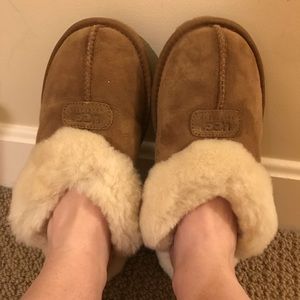 Brown UGG slippers